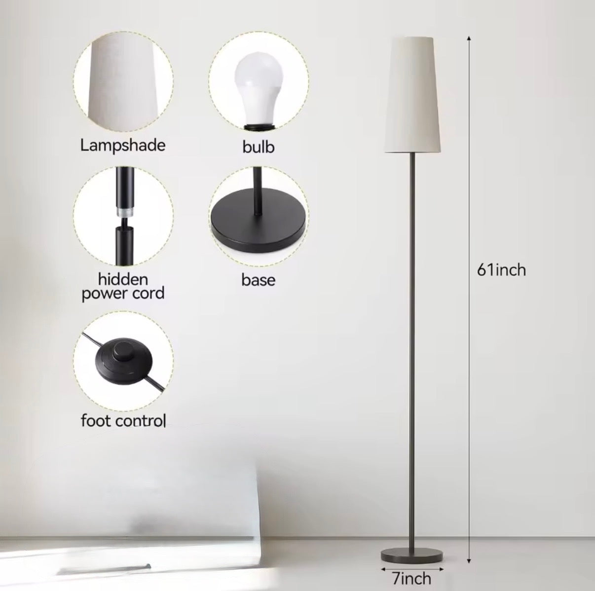 LumaGlow Floor Lamp